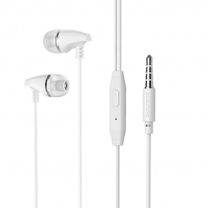 Hands Free Borofone BM25 Sound Edge Universal Earphones Stereo 3.5 mm Λευκά με Μικρόφωνο και Πλήκτρο Λειτουργίας 6931474700391