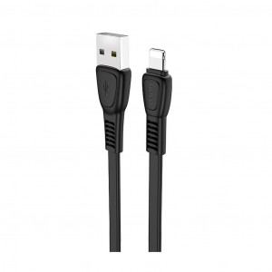 Καλώδιο σύνδεσης Hoco X40 Noah USB σε Lightning Fast Charging 2.4A Μαύρο 1μ 6931474711656