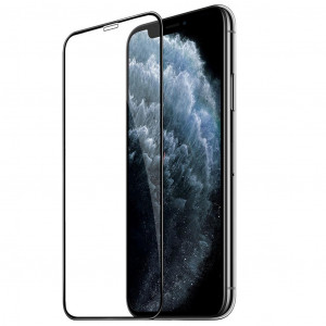 Tempered Glass Hoco G5 0.33mm Full Silk Screen HD 2.5D για Apple iPhone XS Max / 11 Pro Max Μαύρο Σετ 10 τμχ. 6931474719386