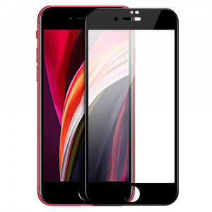 Tempered Glass Hoco 0.33mm Flash Attach Full Silk Screen HD για Apple iPhone SE Μαύρο 6931474730275