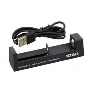 Φορτιστής Μπαταριών Βιομηχανικού Τύπου Xtar MC1 USB, 1 Θέσης με Ένδειξη Φόρτισης για Μπαταρίες από 10440 έως 22650 6952918326489