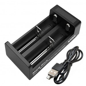 Φορτιστής Μπαταριών Βιομηχανικού Τύπου Xtar MC2 Plus USB, 2 Θέσεων με Ένδειξη Επιπέδου Φόρτισης 6952918340744