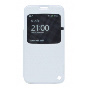 Book Case S-View Baseus Finder for Samsung SM-G900F Galaxy S5 White with active S-View 6953156227392