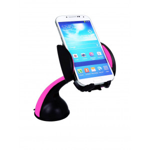 Universal Car Mount Lention 360° Pink for Smartphones 3.5 to 7 Inches 6955038321426