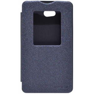 Book Case S-View Nillkin Sparkle for LG L80 D380 Black with active S-View 6956473288114