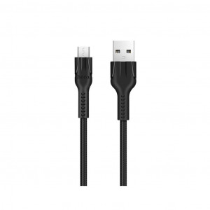 Καλώδιο σύνδεσης Hoco U31 USB σε Micro-USB 2.4A Μαύρο 1,2μ 6957531053873