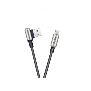 Καλώδιο σύνδεσης Hoco U17 Capsule USB σε Micro-USB Fast Charging 2.4A Μαύρο 1.2μ 6957531058953