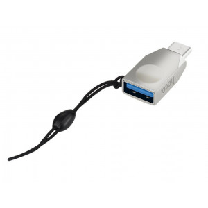OTG Hoco UA9 Type-C σε USB 3.0 Θηλυκό. Ασημί 6957531070276