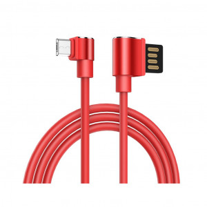 Καλώδιο σύνδεσης Hoco U37 Long Roam USB σε Micro-USB 2.4A Κόκκινο 1.2μ. 6957531074359