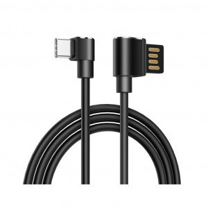 Καλώδιο σύνδεσης Hoco U37 Long Roam USB σε Type-C 2.4A Μαύρο 1.2μ. 6957531074366