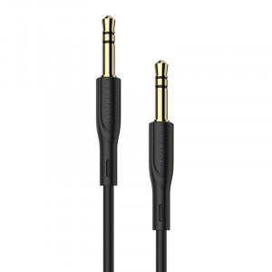Καλώδιο σύνδεσης Borofone BL1 Audiolink 3.5mm Male σε 3.5mm Male 1μ Μαύρο 6957531080015