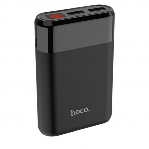 Power Bank Hoco B35B Entourage Mobile 8000 mAh Fast Charging με υποδοχή Micro-USB και 2 Θύρες USB Μαύρο 6957531086109