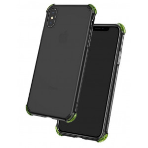 Θήκη Hoco Ice Shield Series TPU Soft για Apple iPhone X / XS Μαύρο 6957531086710