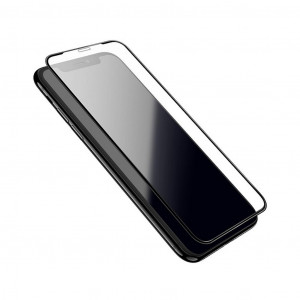 Tempered Glass Hoco 0.33mm Flash Attach Full Silk Screen HD για Apple iPhone XS Max Μαύρο 6957531092612