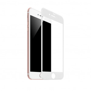 Tempered Glass Hoco 0.33mm Flash Attach Full Silk Screen HD για Apple iPhone 7 / 8 Λευκό 6957531093930