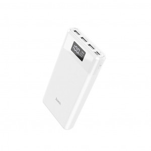 Power Bank Hoco B35E Entourage Mobile 30000 mAh Fast Charging για Micro-USB και Type-C και 3 εξόδους USB 37W Λευκό 6957531095156