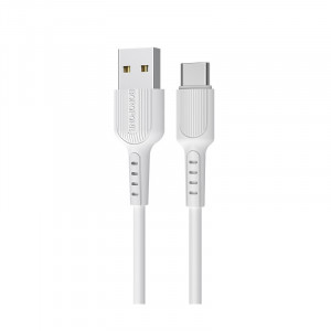 Καλώδιο σύνδεσης Borofone BX16 Easy USB σε USB-C 2.0A 1μ Λευκό 6957531099468