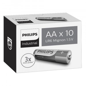 Μπαταρία Philips Industrial LR6 size AA 1.5 V Τεμ. 10 6959033840289