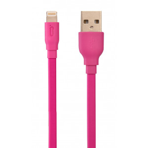 Data Cable Desoficon C10 ICA0020 1.5m 2.4A for iPhone/iPad/iPod Lightning Pink Apple Certified MFI 6959949410545