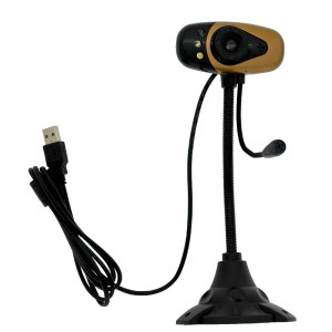 USB Webcam Inker HD1080 1280x720 με Ενσωματωμένο Μικρόφωνο 3.5mm και Εύκαμπτο Βραχίονα Βάσης και Μικροφώνου Μαύρη 6972667890024