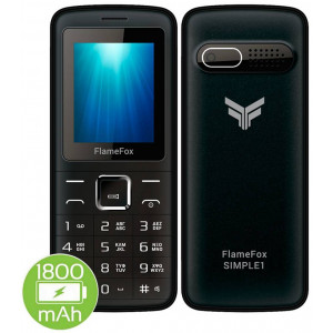 FlameFox Simple1 (Dual Sim) with Bluetooth, Camera, FM Radio, Led Torch GR 701197284746
