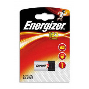 Battery Lithium Energizer CR123 3V Pcs. 1 7638900052008