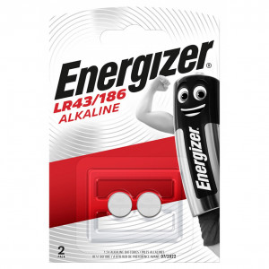 Buttoncell Energizer LR43/186 Τεμ. 2 7638900393194