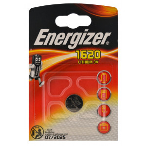 Buttoncell Lithium Electronics Energizer CR1620 Τεμ. 1 7638900411546