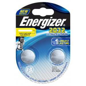 Buttoncell Ultimate Lithium Electronics Energizer CR2032 Τεμ. 2 7638900423006
