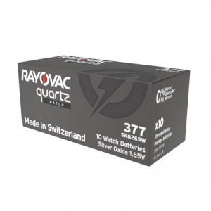 Buttoncell Rayonac 377 SR626SW Τεμ. 1 8710255910253