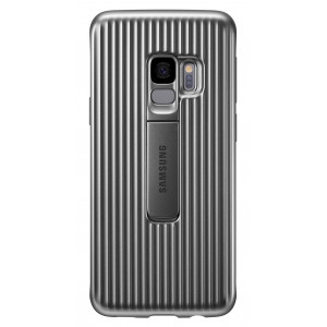Case Faceplate Samsung Protective Standing Cover EF-RG960CSEGWW for SM-G960 Galaxy S9 Silver 8801643105563