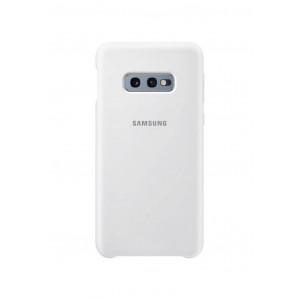 Θήκη Faceplate Samsung Silicone Cover EF-PG970TWEGWW για SM-G970 Galaxy S10e Λευκή 8801643640095