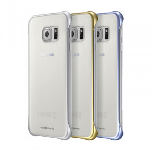 Case Faceplate Samsung Clear Cover EF-QG920BKEGCN for SM-G920F Galaxy S6 Black - Gold - Silver 8806086956840
