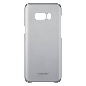 Case Faceplate Samsung Clear Cover EF-QG955CBEGWW για SM-G955F Galaxy S8+ Black - Transparent 8806088689357