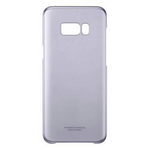Case Faceplate Samsung Clear Cover EF-QG955CVEGWW για SM-G955F Galaxy S8+ Violet - Transparent 8806088689470