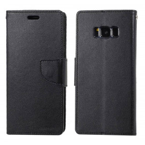 Book Case Goospery Bravo Diary for Samsung SM-G955F Galaxy S8+ Black by Mercury 8806164334270