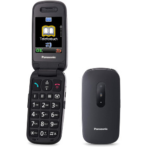 Panasonic KX-TU446EXB 2.4" Μαύρο με MicroSD, Bluetooth, Κάμερα, Μεγάλα Γράμματα και Πλήκτρο SOS 5025232935741