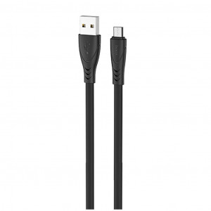 Καλώδιο σύνδεσης Hoco X42 USB σε Micro-USB 2.4A Fast Charging με Ανθεκτική Σιλικόνη 1μ. Μαύρο 6931474719225