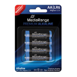 MediaRange Premium Αλκαλικες μπαταριες τυπου AA (LR06)  - 4PACK