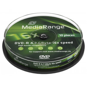 MediaRange DVD-R 4,7 GB 16X Cake10