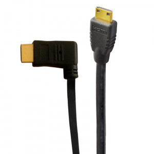Powertech HDMI (Μ) 19pin 1.4V, 1.5m, 90°, right