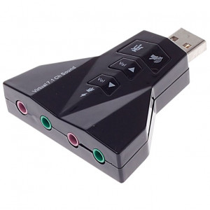 POWERTECH USB καρτα ηχου 7.1CH, με εξοδο μικροφωνου και ακουστικου