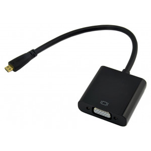 PT μετ. HDMI 1.4V(M) Micro/ VGA DB15(F) - 0.20cm