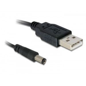 DELOCK Καλωδιο απο USB σε DC 5.5 x 2.1mm, 1m