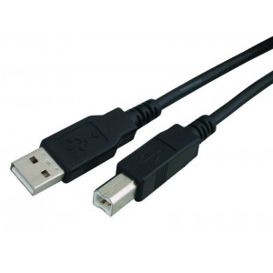 Powertech καλωδιο USB 2.0 Α σε Β, BLACK 5M