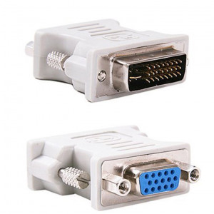 POWERTECH Adapter VGA 15pin female σε DVI-I 24+5 pin male