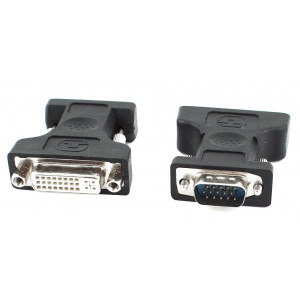 POWERTECH adapter VGA 15P M σε DVI-I 24+5 F, συμβατο και με 24+1