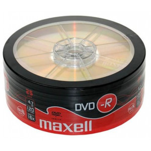 MAXELL DVD-R 16x 120min 4,7Gb 25 Spindle