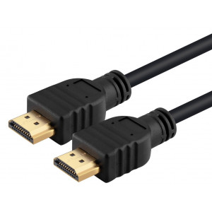 POWERTECH καλωδιο HDMI(M) to HDMI(M) 15+1, CCS, Gold Plug, Black, 1m