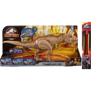 ΠΑΣΧΑΛΙΝΗ ΛΑΜΠΑΔΑ Jurassic World T-Rex που Περπατάει και Απελευθερώνεται με Ήχους για 4+ Ετών 54εκ.